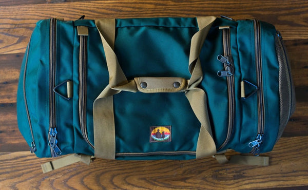 The Large Skookum Dog Road Duffel in Forest 1050 Ballistic.